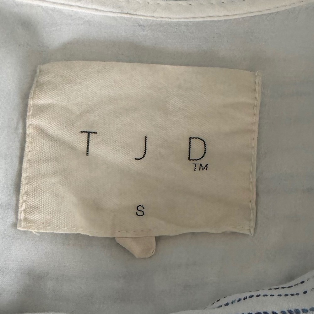 The Jetset Diaries TJD Blouse Long Sleeve Rayon Blouson Airy Lightweight Small - Picture 13 of 15